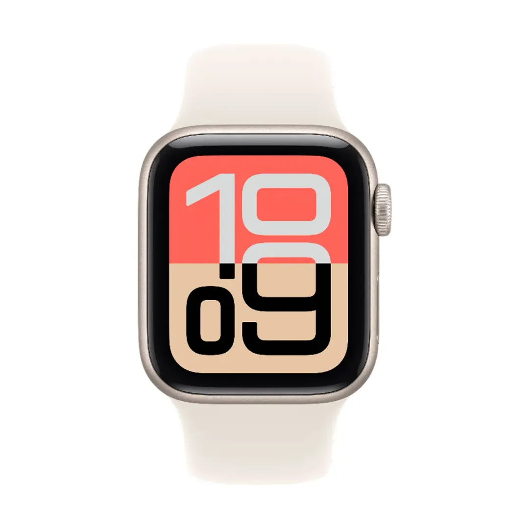 Apple Watch SE GPS 40mm Starlight Aluminium Case with Starlight Sport Band - S/M Smart soati