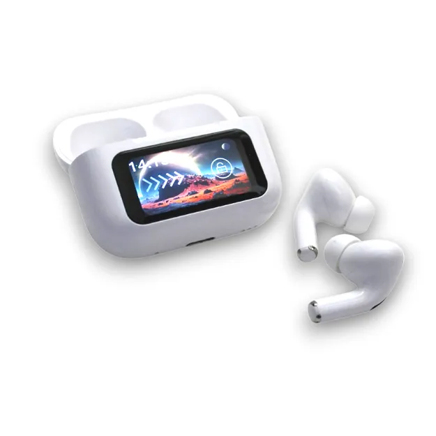 Simsiz quloqchinlar A9 Pods Pro 2 ANC s sensornim ekranom