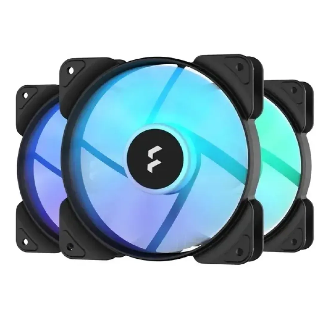 Komplekt ventilyatorov Fractal Design Aspect 12 RGB PWM Black 3-Pack