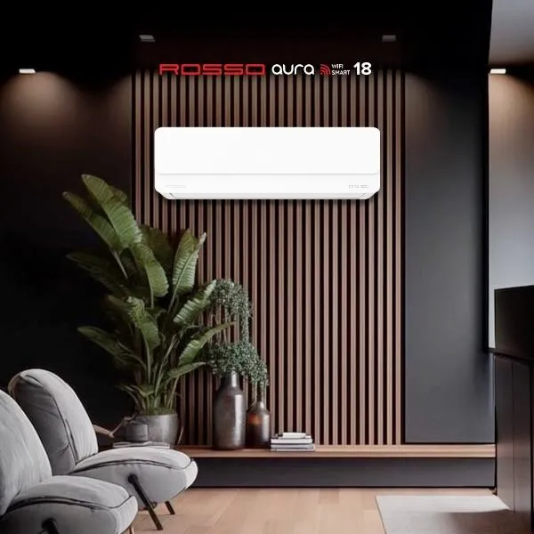 Konditsioner Rosso AURA 18 TEN Wi-Fi SMART, qora