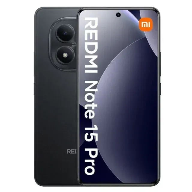 Xiaomi Redmi Note 15 Pro 4G 12/512GB smartfoni, Black