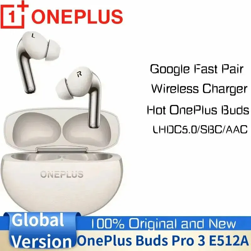 Quloqchinlar OnePlus Buds PRO 3, oq