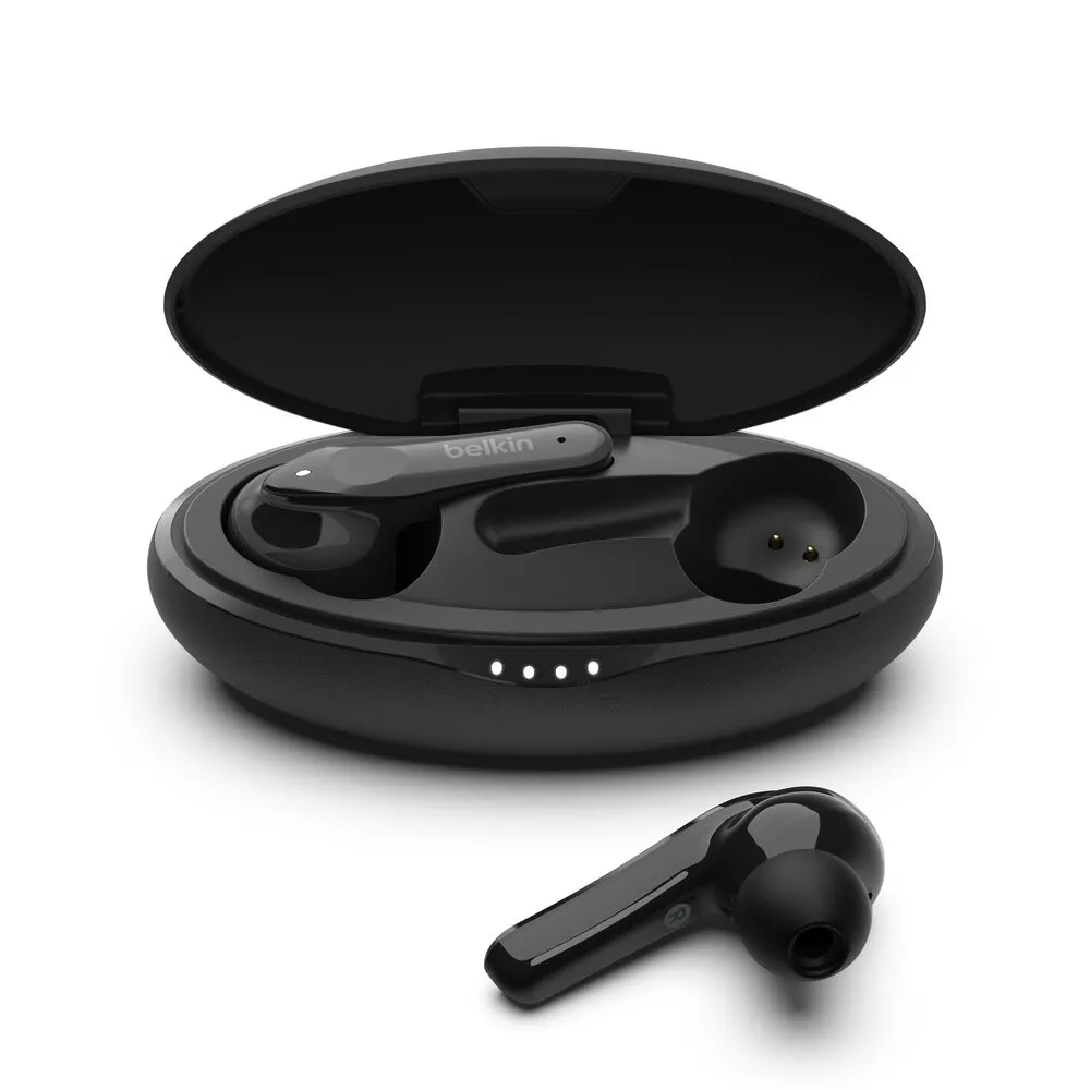 Quloqchinlar Belkin Soundform Move Plus True Wireless, qora