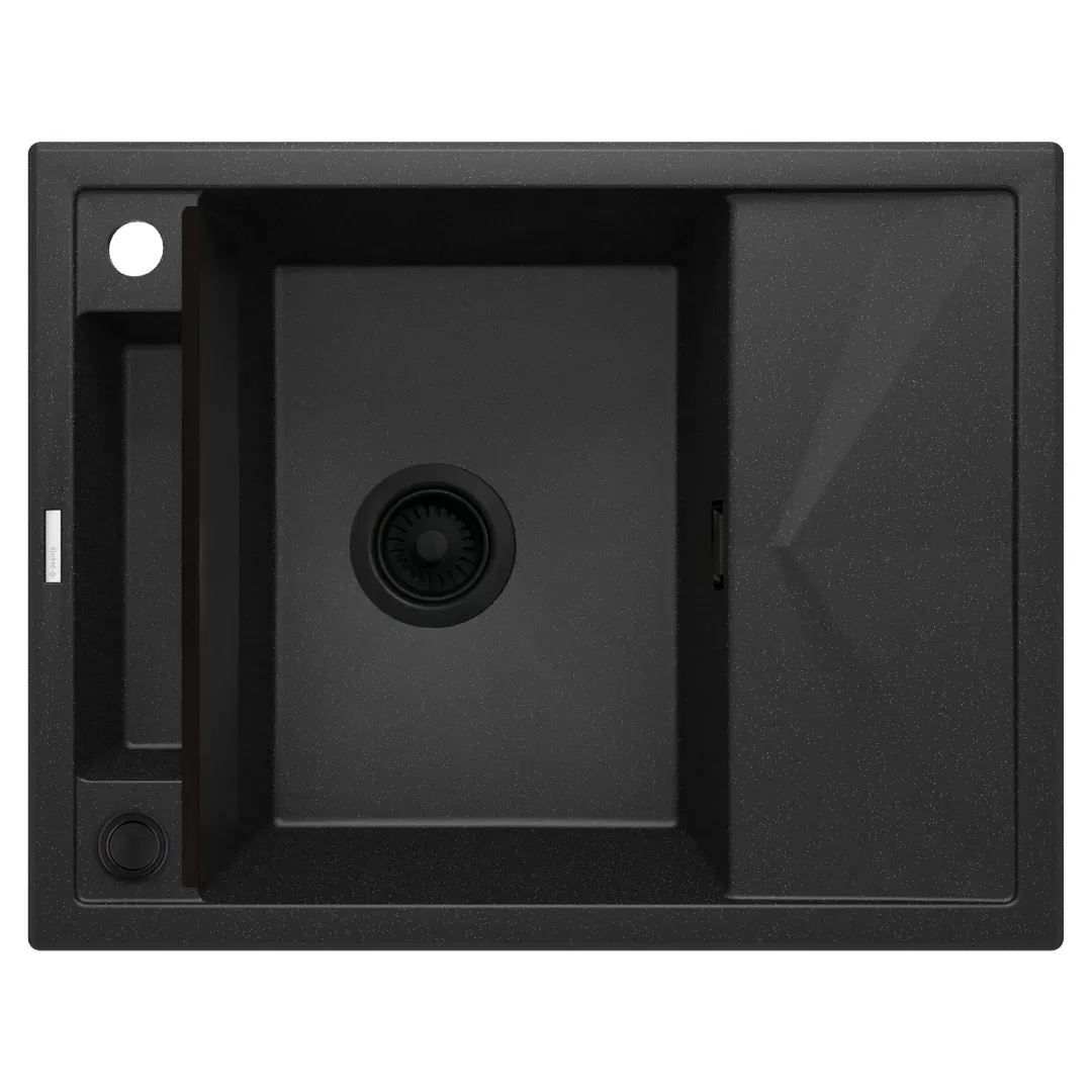 Kuxonnaya moyka Deante MAGNETIC Grafit (s osushkoy) ZRM_G11A