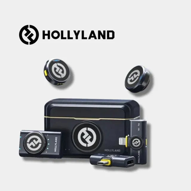 Hollyland Lark M2 Combo simsiz mikrofon tizimi, Black. Asaxiy tanlovi!
