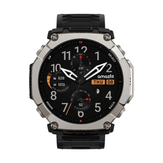 Smart-soat Amazfit T-Rex Ultra 2, Black Magma