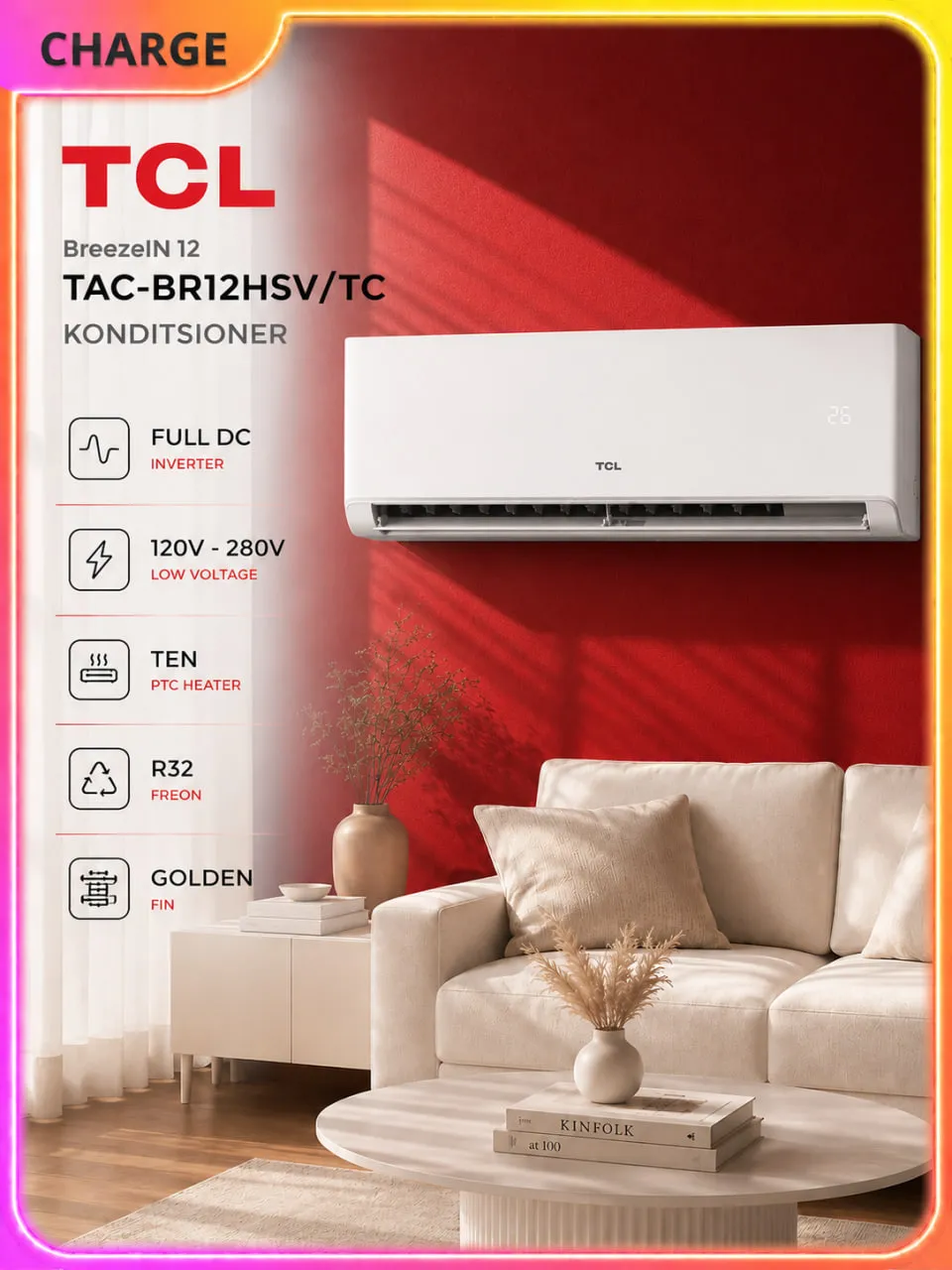 Konditsioner Chigo TCL 12-FULL DC INVERTOR, oq