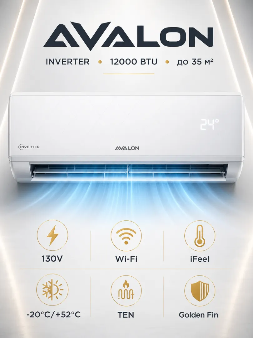 Konditsioner Avalon WHITE EXPERT 12 BTU, oq