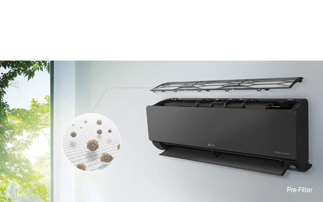 Konditsioner LG AC18BK, Dark grey