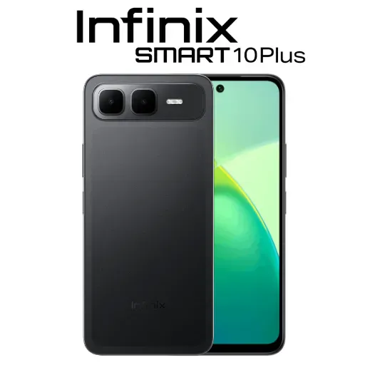 Smartfon Infinix Smart 10 Plus 4/128 GB, Sleek Black