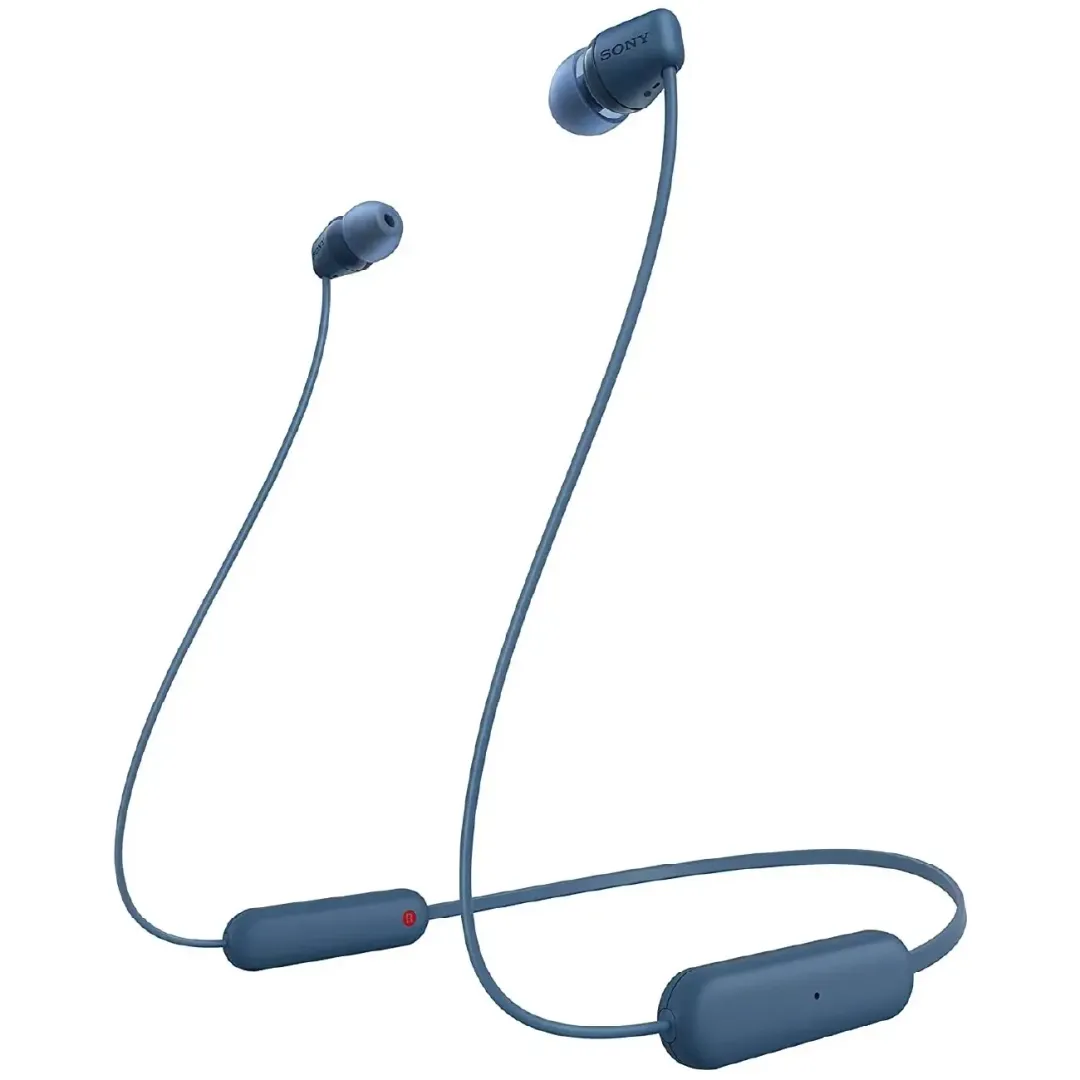 Yostiqli simli Quloqchinlar Sony WI-C100 White