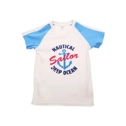 Futbolka Kid Kid rang kombi print yakor Casual Summer dlya malchika