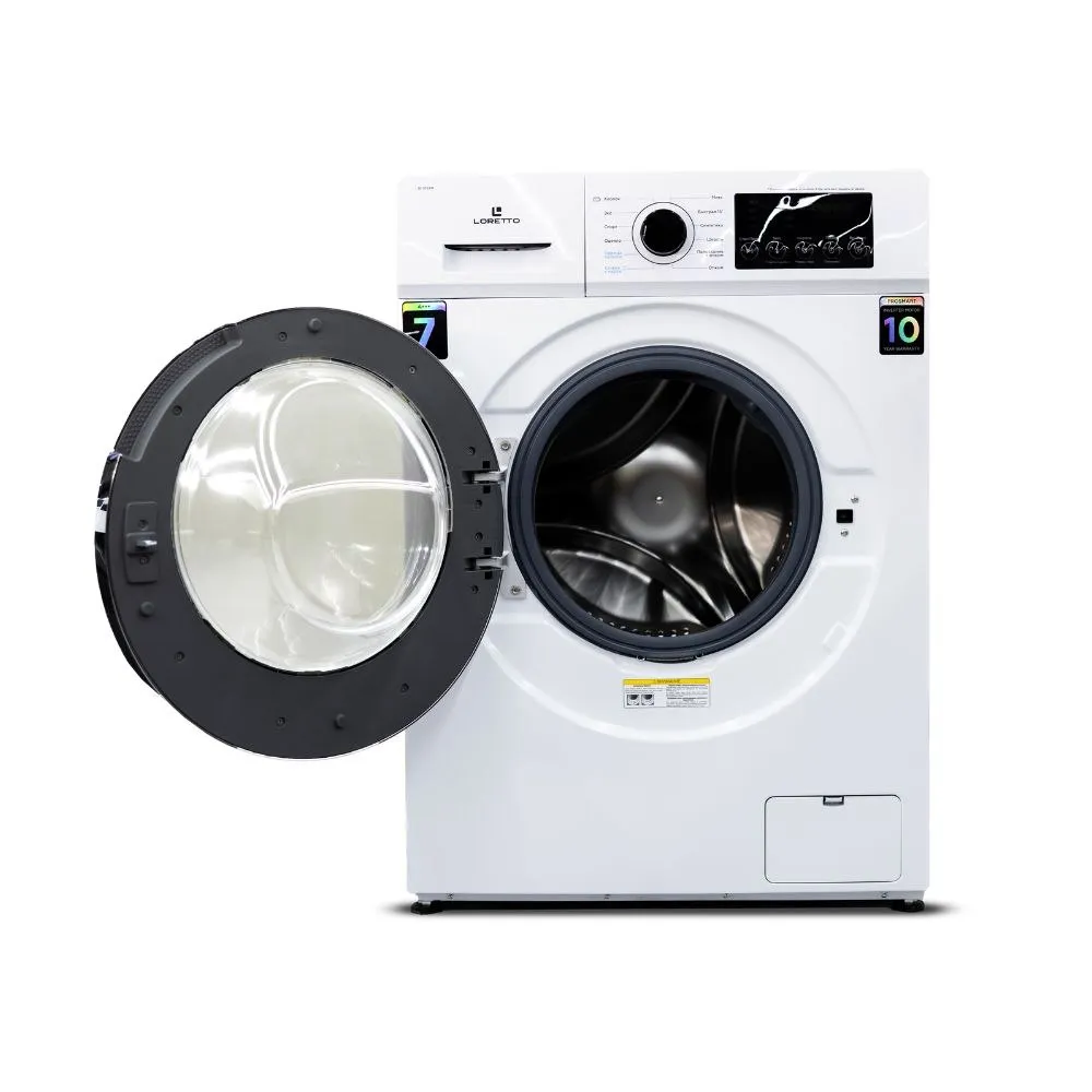 Kir yuvish mashinasi Loretto LW-7007BLDC-W 7 kg, oq