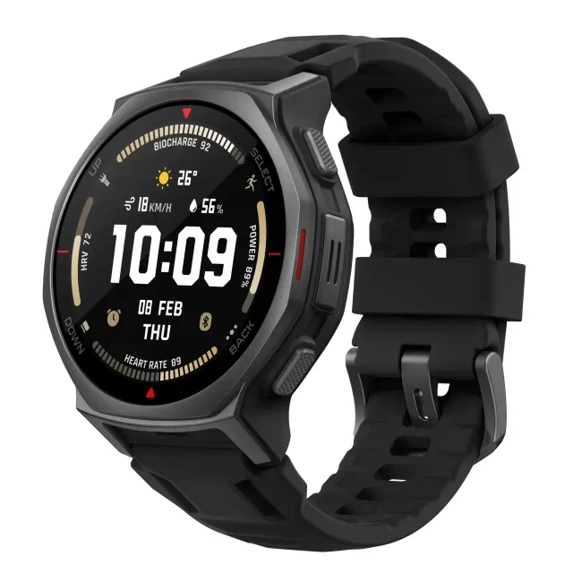 Amazfit T-Rex 3 Pro smart-soati 44mm, Tactical Black