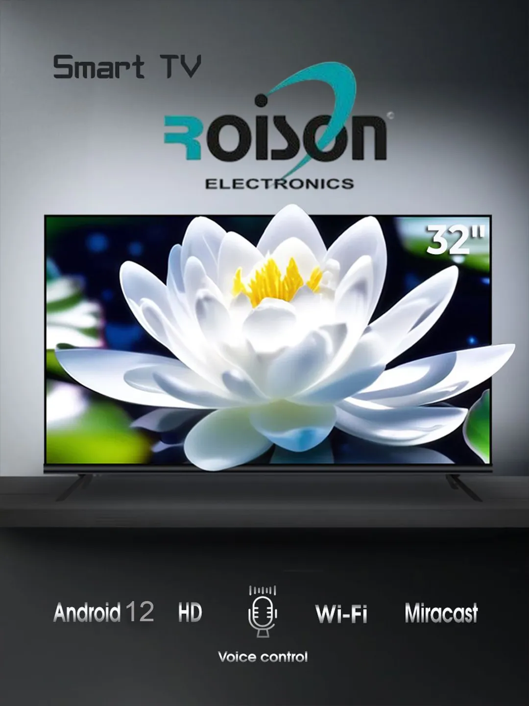 Televizor Roison RE 32 340 BL, qora