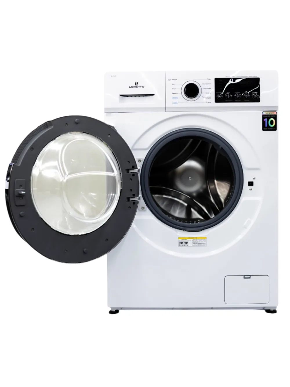 Kir yuvish mashinasi Loretto LW-6007BLDC-W Inverter, oq