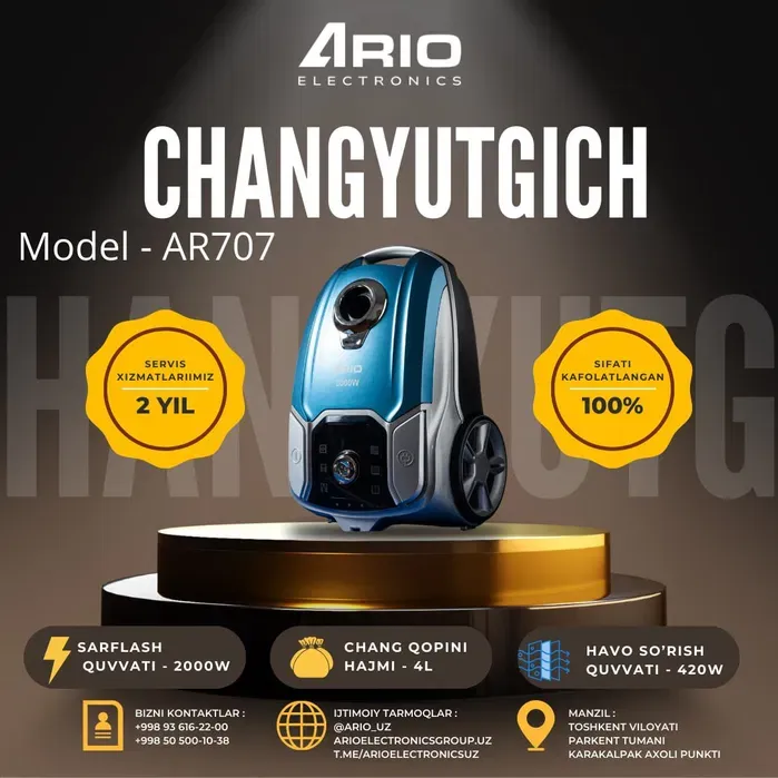 Changyutgich ARIO AR707, kulrang