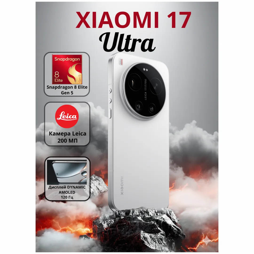Smartfon Xiaomi 17 Ultra 16/512 GB, oq