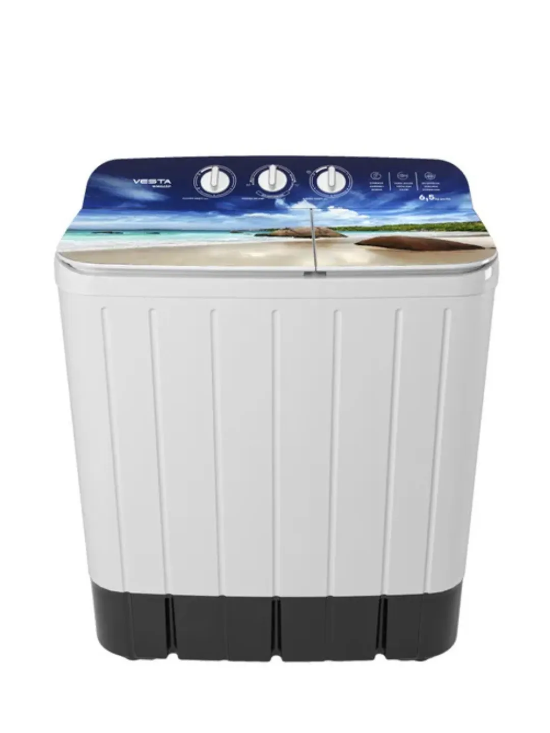 Kir yuvish mashinasi Vesta WMG65P, oq