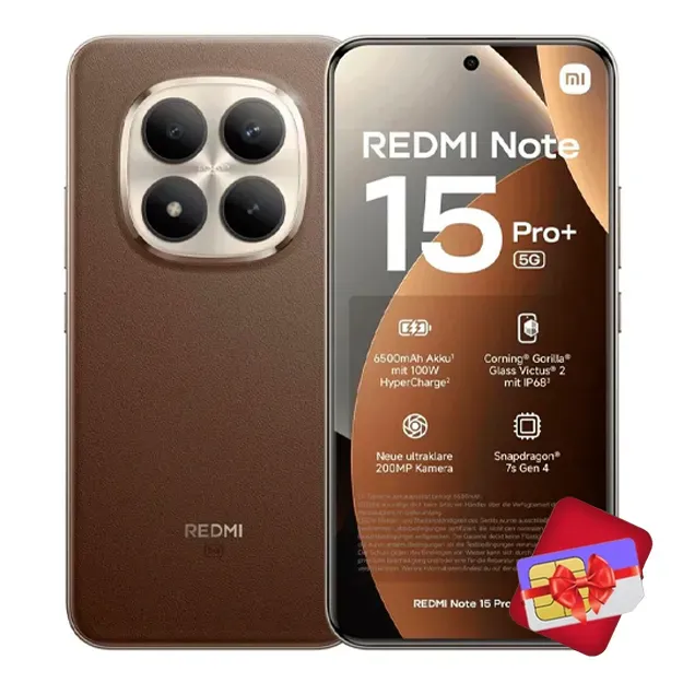 Smartfon Xiaomi Redmi Note 15 Pro+ 5G 12/512 GB, Midnight Black