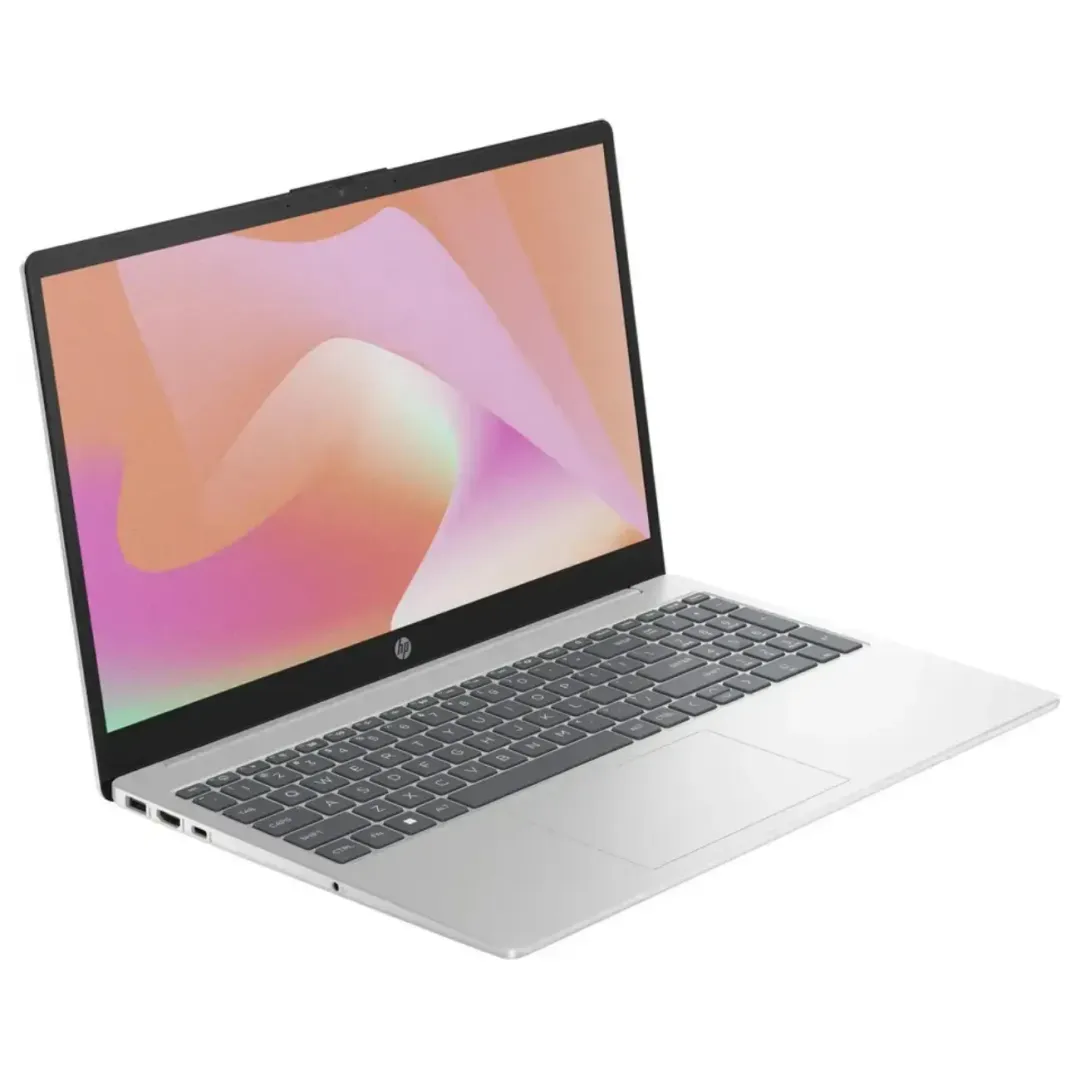 Noutbuk HP 15-fd0249ci (Intel Core i3-1315U/ DDR4 8GB/ SSD 512GB/ 15.6” FHD IPS/ Intel UHD Graphics/ NoOS/ RU) Natural Silver