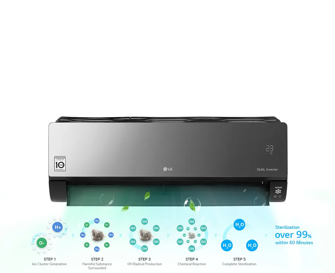 Konditsioner LG AC12BK, Dark grey