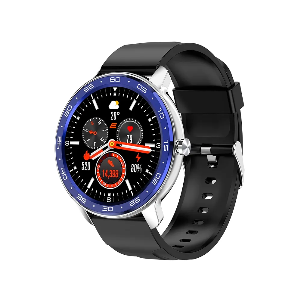 Aqlli soat 2E Alpha X 46 mm Silver-Blue (2E-CWW30SLBL)