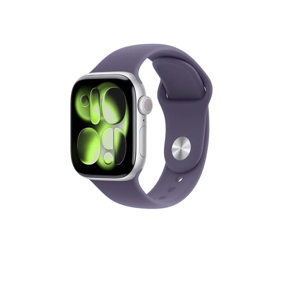 Aqlli soat Apple Watch 11 42mm (S/M) GPS Silver Aluminium Case with Purple Fog Sport Band