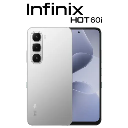 Smartfon Infinix HOT 60i 8/256 GB, Titanium Silver