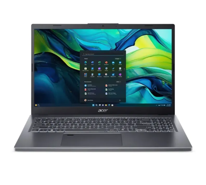 Noutbuk Acer Aspire 15 (A15-51M-5996) / i5-13420H / 8 GB / SSD 512 GB / 15.6", Arctic Grey